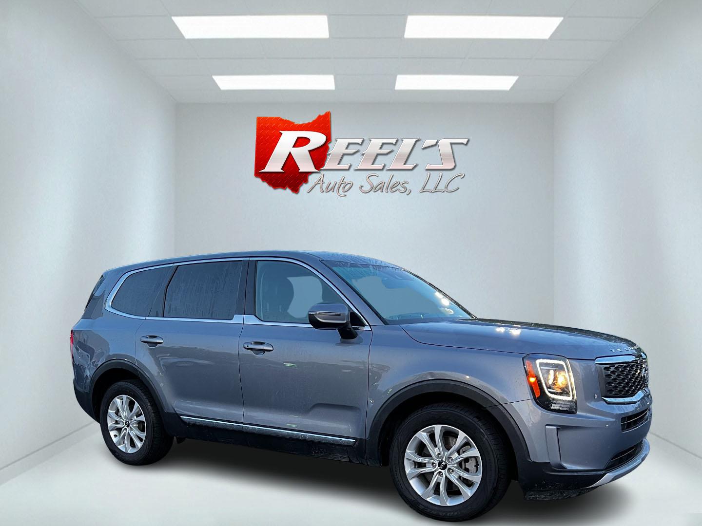 2021 Gray /Black Kia Telluride LX AWD (5XYP2DHC8MG) with an 3.8L V6 DOHC 24V engine, 8A transmission, located at 11115 Chardon Rd. , Chardon, OH, 44024, (440) 214-9705, 41.580246, -81.241943 - This 2021 Kia Telluride LX AWD is a well-crafted midsize SUV that combines contemporary styling with a suite of modern features, making it ideal for families and adventure enthusiasts. It is powered by a 3.8-liter V6 engine paired with an 8-speed automatic transmission, providing smooth performance - Photo#2