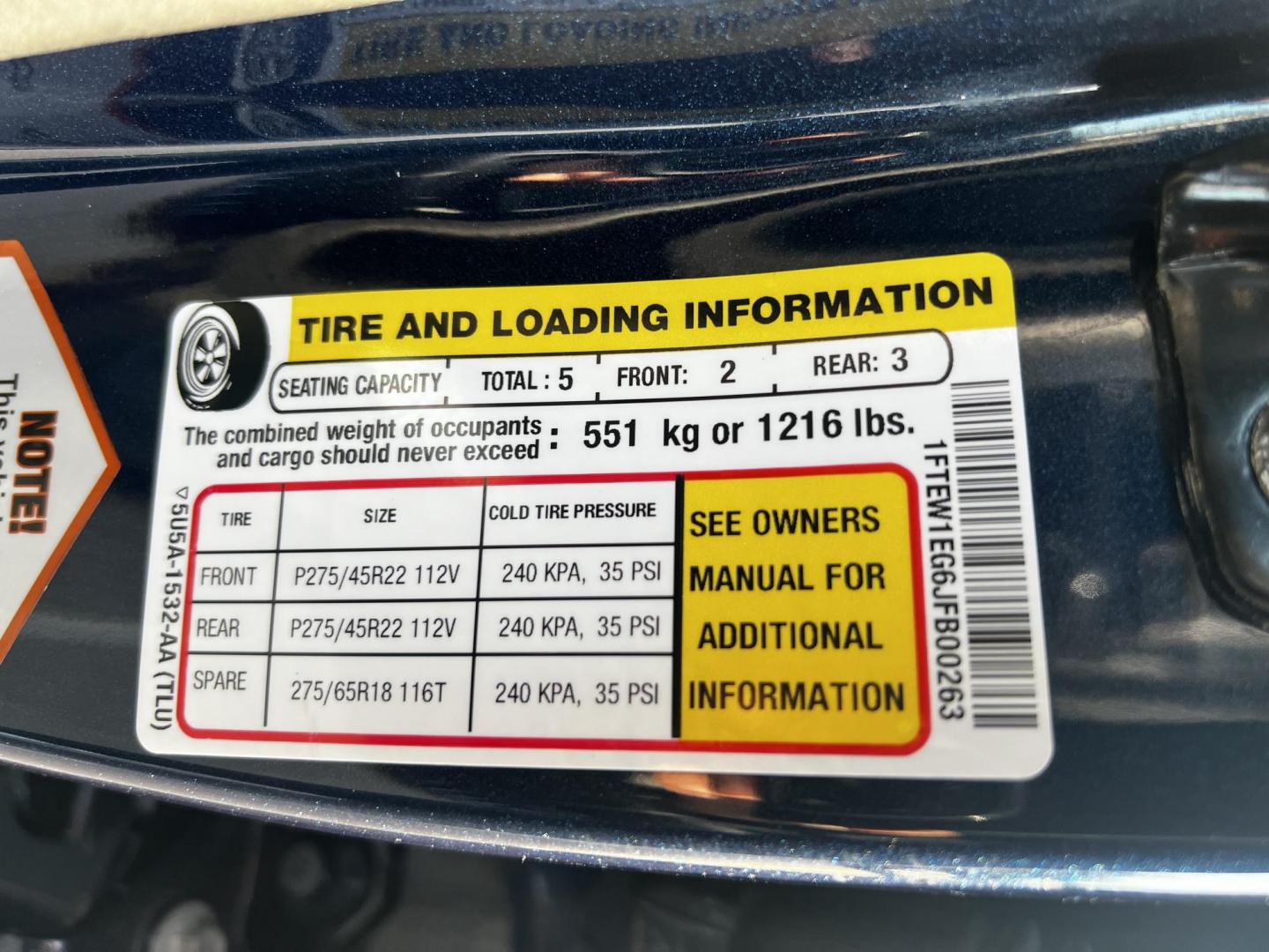 2018 Blue /Blue Ford F-150 Limited SuperCrew 5.5-ft. Bed 4WD (1FTEW1EG6JF) with an 3.5L V6 TWIN TURBO engine, 10 Speed Auto transmission, located at 11115 Chardon Rd. , Chardon, OH, 44024, (440) 214-9705, 41.580246, -81.241943 - This 2018 Ford F-150 Limited Crew Cab 4WD offers a luxurious and powerful driving experience with its 3.5L twin-turbo EcoBoost V6 engine producing 375 horsepower and 470 lb-ft of torque, mated to a 10-speed automatic transmission. It features on-demand 4WD and a 10,900-pound towing capacity, while m - Photo#22