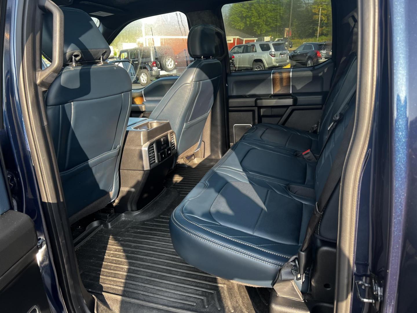 2018 Blue /Blue Ford F-150 Limited SuperCrew 5.5-ft. Bed 4WD (1FTEW1EG6JF) with an 3.5L V6 TWIN TURBO engine, 10 Speed Auto transmission, located at 11115 Chardon Rd. , Chardon, OH, 44024, (440) 214-9705, 41.580246, -81.241943 - Photo#42