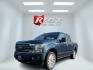 2018 Blue /Blue Ford F-150 Limited SuperCrew 5.5-ft. Bed 4WD (1FTEW1EG6JF) with an 3.5L V6 TWIN TURBO engine, 10 Speed Auto transmission, located at 11115 Chardon Rd. , Chardon, OH, 44024, (440) 214-9705, 41.580246, -81.241943 - This 2018 Ford F-150 Limited Crew Cab 4WD offers a luxurious and powerful driving experience with its 3.5L twin-turbo EcoBoost V6 engine producing 375 horsepower and 470 lb-ft of torque, mated to a 10-speed automatic transmission. It features on-demand 4WD and a 10,900-pound towing capacity, while m - Photo#0