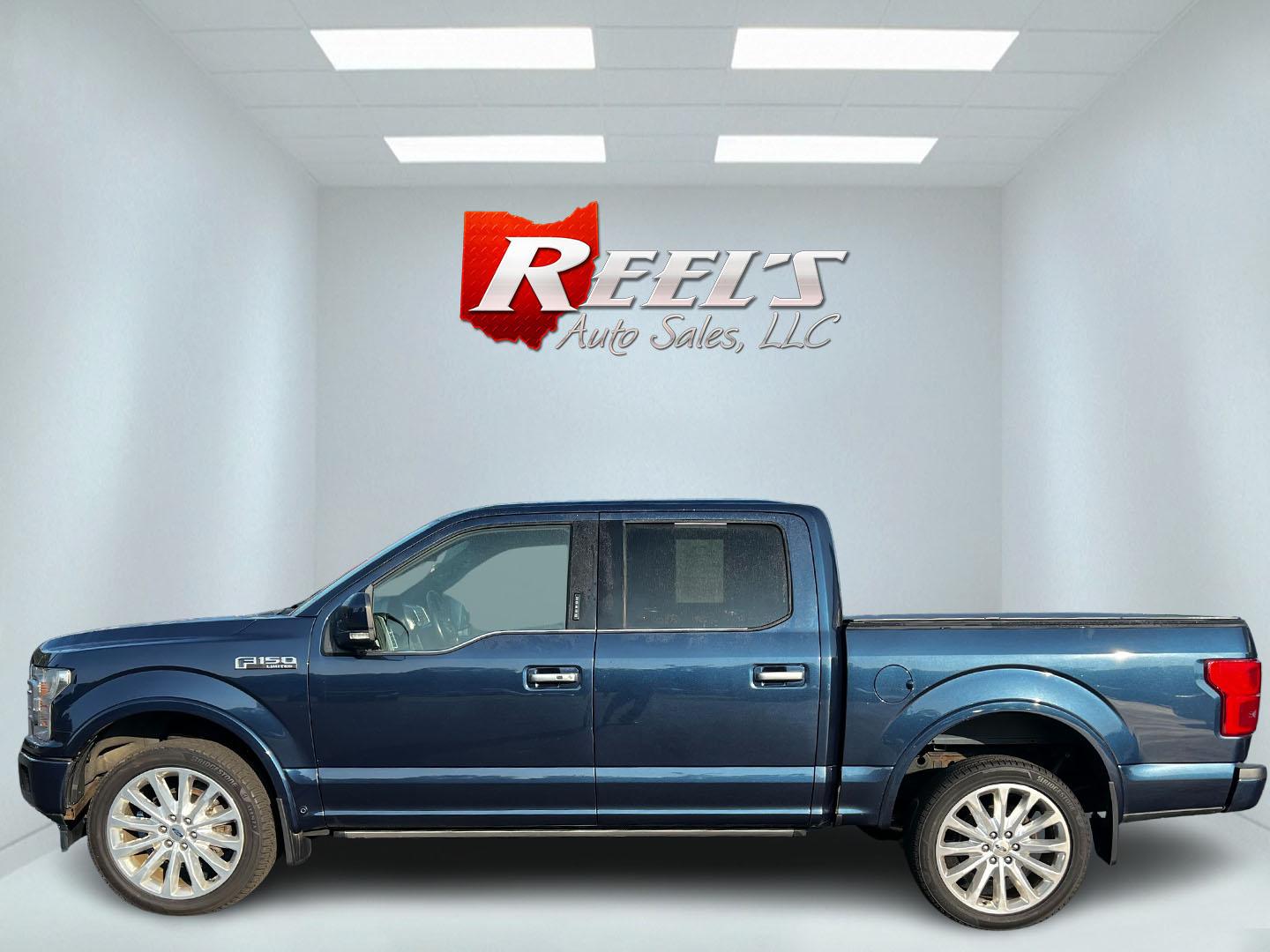 2018 Blue /Blue Ford F-150 Limited SuperCrew 5.5-ft. Bed 4WD (1FTEW1EG6JF) with an 3.5L V6 TWIN TURBO engine, 10 Speed Auto transmission, located at 11115 Chardon Rd. , Chardon, OH, 44024, (440) 214-9705, 41.580246, -81.241943 - This 2018 Ford F-150 Limited Crew Cab 4WD offers a luxurious and powerful driving experience with its 3.5L twin-turbo EcoBoost V6 engine producing 375 horsepower and 470 lb-ft of torque, mated to a 10-speed automatic transmission. It features on-demand 4WD and a 10,900-pound towing capacity, while m - Photo#9