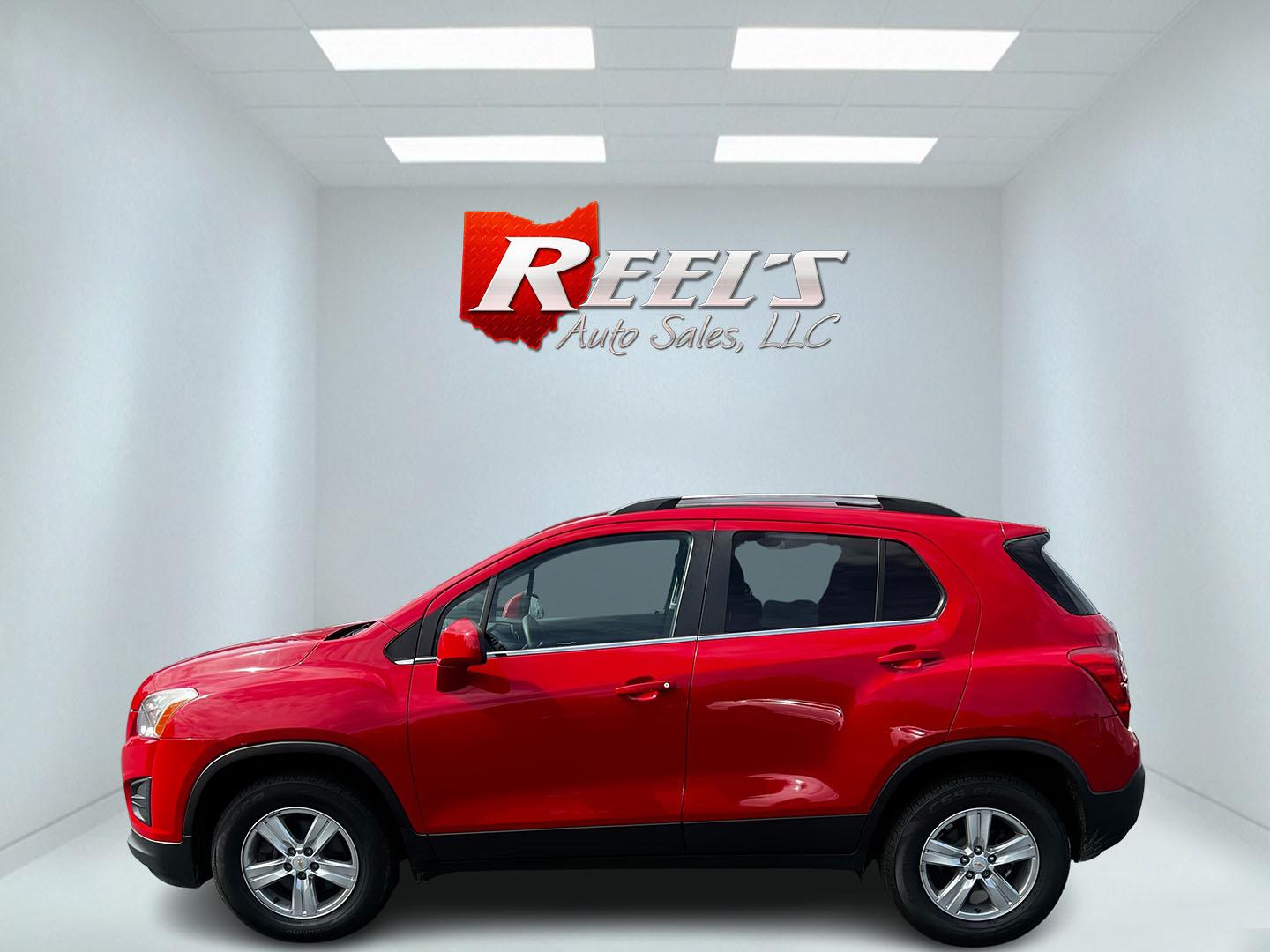 2015 Red /Black Chevrolet Trax 1LT AWD (KL7CJRSB4FB) with an 1.4L I4 DOHC 16V Turbo engine, 6-Speed Automatic transmission, located at 11115 Chardon Rd. , Chardon, OH, 44024, (440) 214-9705, 41.580246, -81.241943 - Photo#9