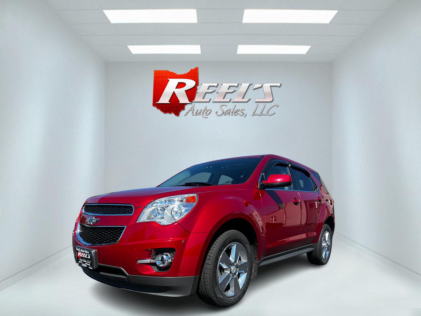 2014 Red /Gray Chevrolet Equinox 2LT AWD (2GNFLGE39E6) with an 3.6L V6 DOHC 24V engine, 6-Speed Automatic transmission, located at 11115 Chardon Rd. , Chardon, OH, 44024, (440) 214-9705, 41.580246, -81.241943 - This 2014 Chevrolet Equinox 2LT AWD is a feature-rich SUV, offering a potent 3.6-liter V6 engine that delivers 301 horsepower and accelerates from 0-60 mph in 6.7 seconds, all while being paired with a 6-speed automatic transmission. Designed for both comfort and utility, it includes a leather inter - Photo#0