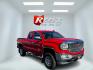 2018 Red /Black GMC Sierra 1500 SLE Double Cab 4WD (1GTV2MEC4JZ) with an 5.3L V8 OHV 16V engine, 6 Speed Automatic transmission, located at 547 E. Main St., Orwell, OH, 44076, (440) 437-5893, 41.535435, -80.847855 - This 2018 GMC Sierra 1500 SLE Double Cab 4WD is a robust pickup designed for both power and modern convenience, featuring a 5.3-liter Vortec V8 engine producing 355 horsepower with 3.42 gearing, and offering a towing capacity of 9,000 pounds. This truck is equipped for off-road and towing capabiliti - Photo#2