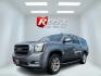 2018 Gray /Brown GMC Yukon XL SLT Standard Edition 4WD (1GKS2JKC9JR) with an 5.3L V8 OHV 16V engine, 6A transmission, located at 547 E. Main St., Orwell, OH, 44076, (440) 437-5893, 41.535435, -80.847855 - This 2018 GMC Yukon XL SLT Standard Edition 4WD is a well-rounded SUV designed for both luxury and functionality. Powered by a 5.3-liter Vortec V8 engine producing 355 horsepower and coupled with a 6-speed automatic transmission, it is capable of towing up to 8,000 pounds, making it ideal for haulin - Photo#0