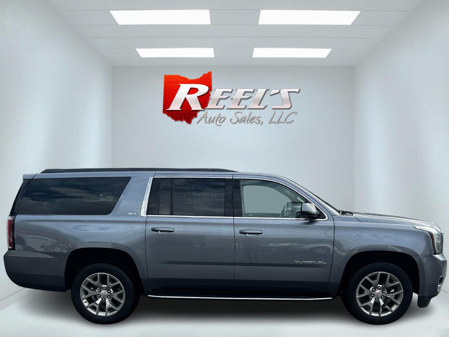 2018 Gray /Brown GMC Yukon XL SLT Standard Edition 4WD (1GKS2JKC9JR) with an 5.3L V8 OHV 16V engine, 6A transmission, located at 547 E. Main St., Orwell, OH, 44076, (440) 437-5893, 41.535435, -80.847855 - This 2018 GMC Yukon XL SLT Standard Edition 4WD is a well-rounded SUV designed for both luxury and functionality. Powered by a 5.3-liter Vortec V8 engine producing 355 horsepower and coupled with a 6-speed automatic transmission, it is capable of towing up to 8,000 pounds, making it ideal for haulin - Photo#4