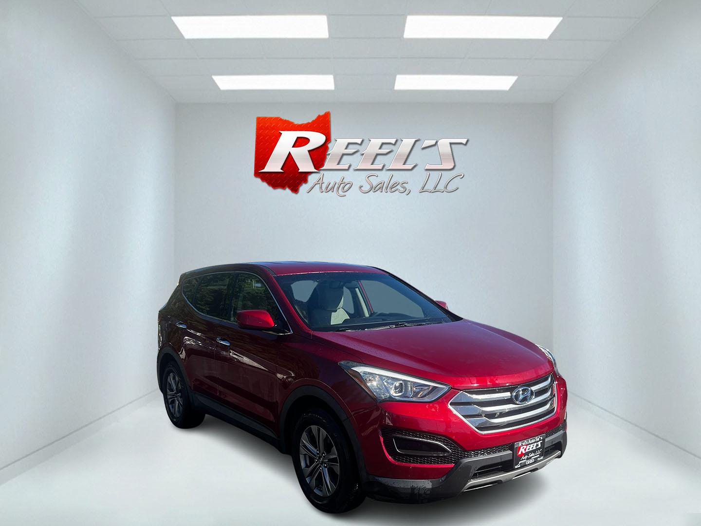 2016 Red /Brown Hyundai Santa Fe Sport 2.4 AWD (5XYZTDLB3GG) with an 2.4L I4 DOHC 16V engine, 6-Speed Automatic transmission, located at 547 E. Main St., Orwell, OH, 44076, (440) 437-5893, 41.535435, -80.847855 - Photo#2