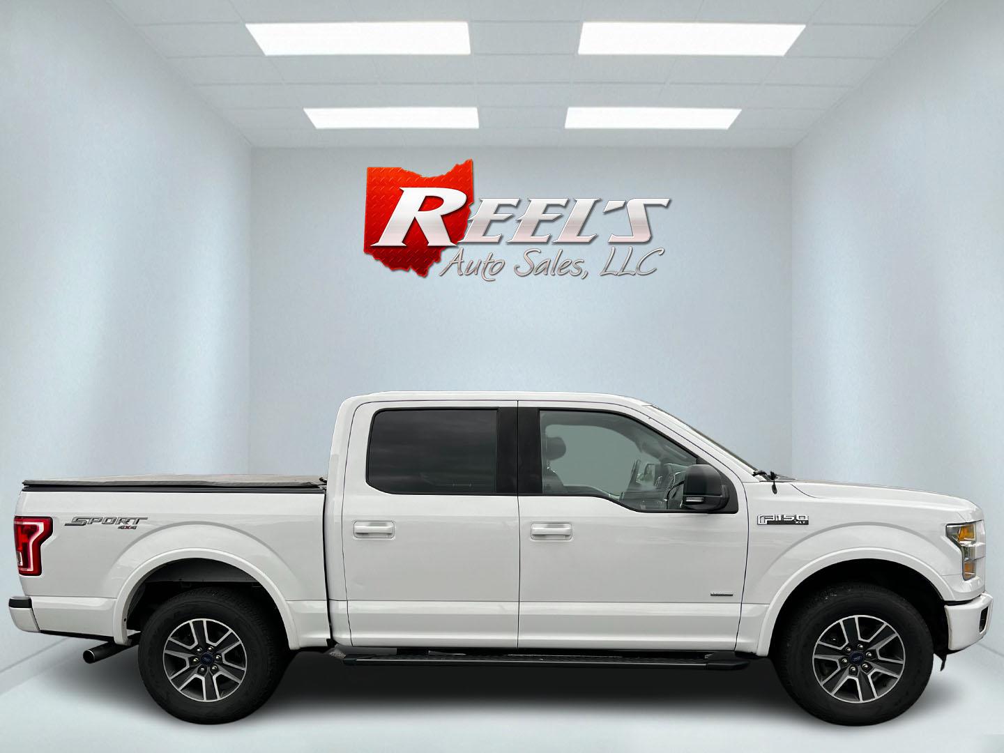 2016 White /Black Ford F-150 XLT SuperCrew 5.5-ft. Bed 4WD (1FTEW1EP5GF) with an 2.7L V6 DOHC 24V TWIN TURBO engine, 6-Speed Automatic transmission, located at 11115 Chardon Rd. , Chardon, OH, 44024, (440) 214-9705, 41.580246, -81.241943 - Photo#4