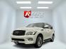 2017 White /Tan Infiniti QX80 Base 4WD (JN8AZ2NE3H9) with an 5.6L V8 DOHC 32V engine, 7A transmission, located at 11115 Chardon Rd. , Chardon, OH, 44024, (440) 214-9705, 41.580246, -81.241943 - This 2017 Infiniti QX80 AWD is a luxurious full-size SUV offering impressive power and capability with its 5.6-liter V8 engine delivering 400 horsepower and a 7-speed automatic transmission. The vehicle is equipped with a Tow Haul Mode and Snow Mode and features a full-time 5WD system, ideal for cha - Photo#0