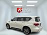 2017 White /Tan Infiniti QX80 Base 4WD (JN8AZ2NE3H9) with an 5.6L V8 DOHC 32V engine, 7A transmission, located at 11115 Chardon Rd. , Chardon, OH, 44024, (440) 214-9705, 41.580246, -81.241943 - This 2017 Infiniti QX80 AWD is a luxurious full-size SUV offering impressive power and capability with its 5.6-liter V8 engine delivering 400 horsepower and a 7-speed automatic transmission. The vehicle is equipped with a Tow Haul Mode and Snow Mode and features a full-time 5WD system, ideal for cha - Photo#8