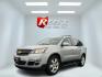 2017 Silver /Black Chevrolet Traverse 1LT AWD (1GNKVGKD6HJ) with an 3.6L V6 DOHC 24V engine, 6A transmission, located at 11115 Chardon Rd. , Chardon, OH, 44024, (440) 214-9705, 41.580246, -81.241943 - Photo#0