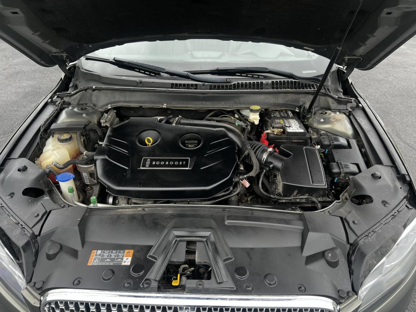 2017 Brown /Black Lincoln MKZ Reserve AWD (3LN6L5F92HR) with an 2.0L I4 DOHC 16V Turbo engine, 6A transmission, located at 11115 Chardon Rd. , Chardon, OH, 44024, (440) 214-9705, 41.580246, -81.241943 - Photo#14