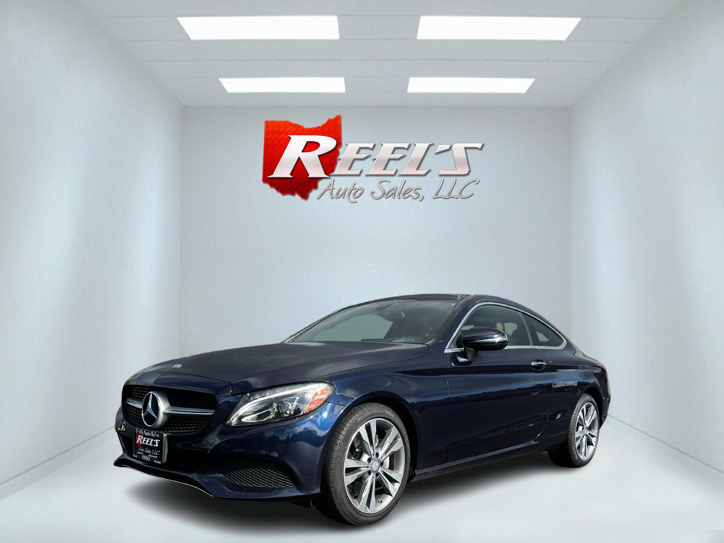 2017 Blue /Brown Mercedes-Benz C-Class C300 4MATIC Coupe (WDDWJ4KB8HF) with an 2.0L I4 DOHC 16V TURBO engine, 7A transmission, located at 11115 Chardon Rd. , Chardon, OH, 44024, (440) 214-9705, 41.580246, -81.241943 - This 2017 Mercedes-Benz C300 4MATIC Coupe is a sophisticated luxury vehicle featuring a 2.0-liter I4 turbocharged engine paired with a 7-speed automatic transmission. It boasts a refined interior with leather upholstery and heated front seats, emphasizing comfort and convenience with dual-zone autom - Photo#0