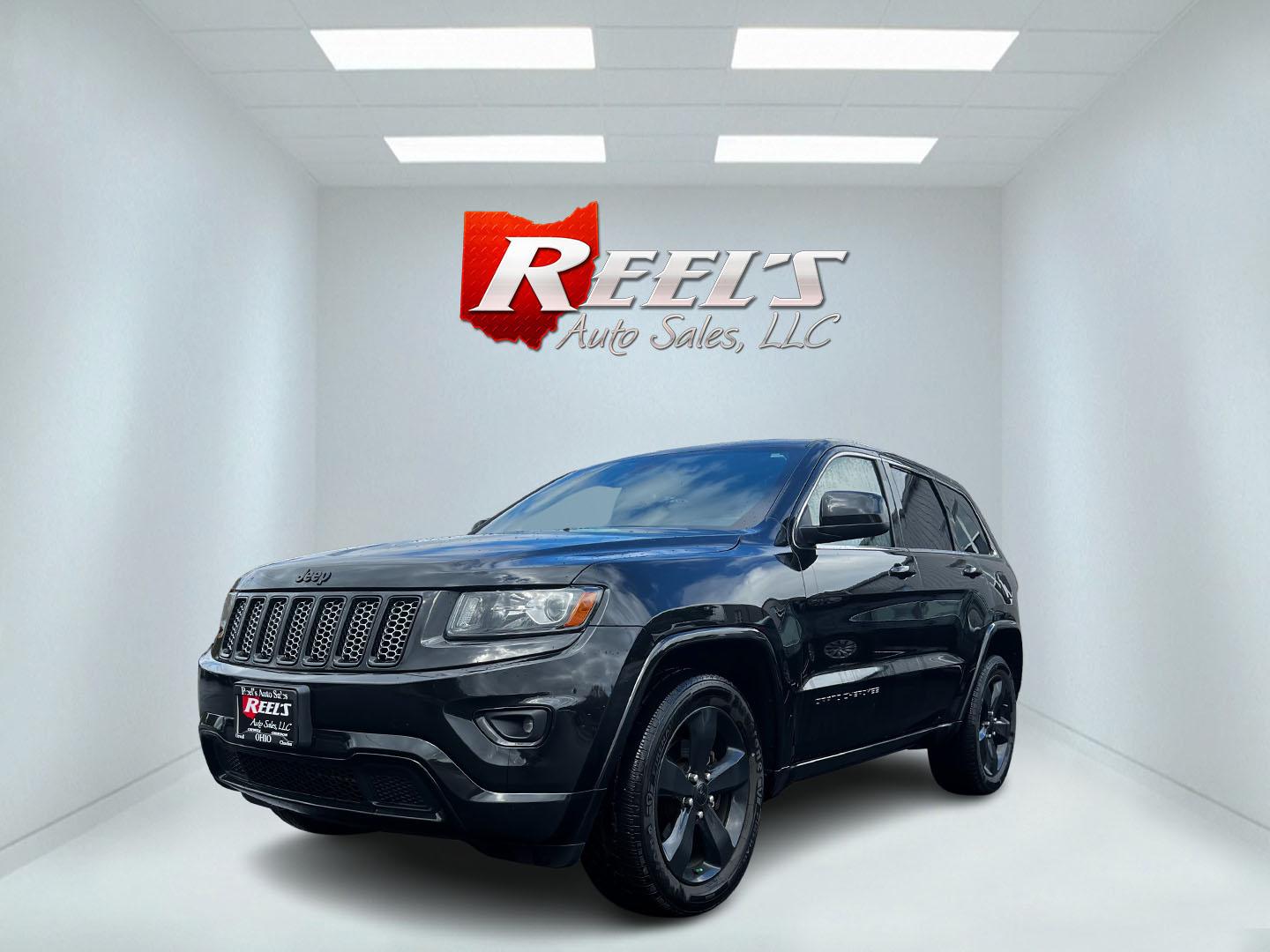 2015 Black /Black Jeep Grand Cherokee Altitude 4WD (1C4RJFAG1FC) with an 3.6L V6 DOHC 24V FFV engine, 8-Speed Automatic transmission, located at 547 E. Main St., Orwell, OH, 44076, (440) 437-5893, 41.535435, -80.847855 - Photo#0