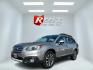 2017 Gray /Tan Subaru Outback 2.5i Limited (4S4BSANCXH3) with an 2.5L H4 DOHC 16V engine, Automatic transmission, located at 547 E. Main St., Orwell, OH, 44076, (440) 437-5893, 41.535435, -80.847855 - This One Owner 2017 Subaru Outback Limited is a versatile crossover blending comfort, efficiency, and advanced safety features. It is powered by a 2.5-liter H4 PZEV engine that provides an impressive 32 MPG on the highway. The interior is enhanced with leather seating and heated seats in both the fr - Photo#0