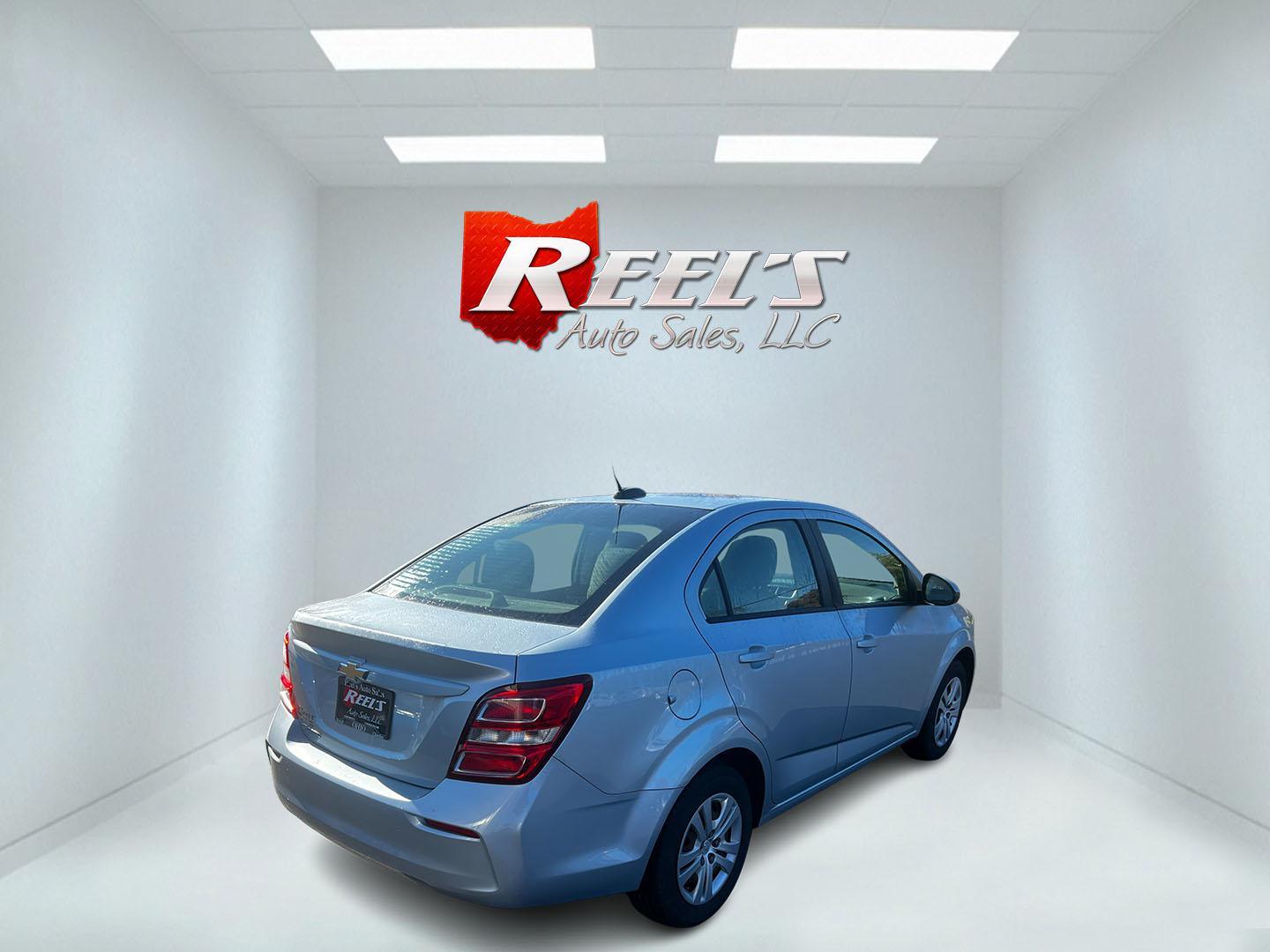 2017 Blue /Gray Chevrolet Sonic LS Auto Sedan (1G1JB5SG5H4) with an 1.8L I4 DOHC 24V engine, 6 Speed Auto transmission, located at 11115 Chardon Rd. , Chardon, OH, 44024, (440) 214-9705, 41.580246, -81.241943 - Photo#5