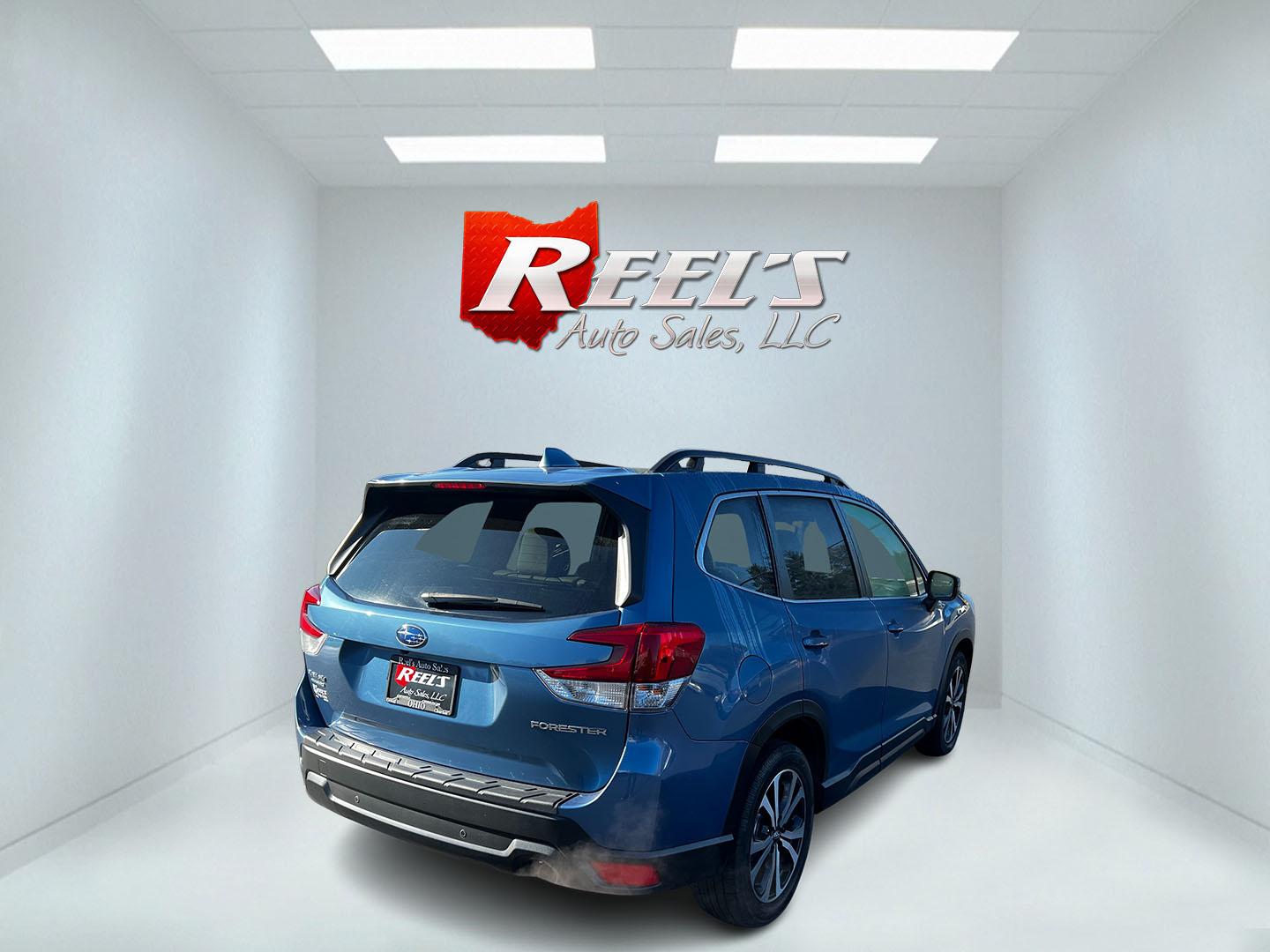 2022 Blue /Gray Subaru Forester Limited (JF2SKAPC3NH) with an 2.5L H4 SOHC 16V engine, Automatic transmission, located at 11115 Chardon Rd. , Chardon, OH, 44024, (440) 214-9705, 41.580246, -81.241943 - This One Owner 2022 Subaru Forester Limited is a versatile and well-equipped SUV designed for performance and comfort. Powered by a 2.5-liter Boxer engine, this model features X Mode for enhanced off-road capability. It boasts a highway fuel efficiency of 33 MPG, making it an economical choice for l - Photo#5