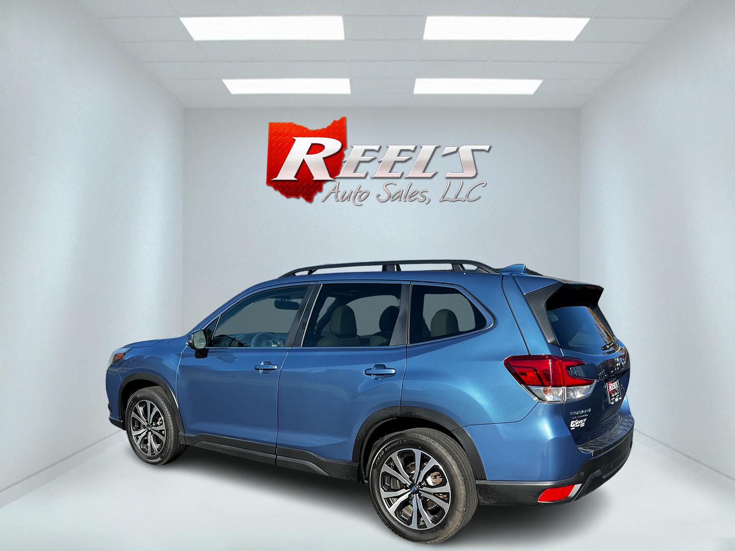 2022 Blue /Gray Subaru Forester Limited (JF2SKAPC3NH) with an 2.5L H4 SOHC 16V engine, Automatic transmission, located at 11115 Chardon Rd. , Chardon, OH, 44024, (440) 214-9705, 41.580246, -81.241943 - This One Owner 2022 Subaru Forester Limited is a versatile and well-equipped SUV designed for performance and comfort. Powered by a 2.5-liter Boxer engine, this model features X Mode for enhanced off-road capability. It boasts a highway fuel efficiency of 33 MPG, making it an economical choice for l - Photo#8