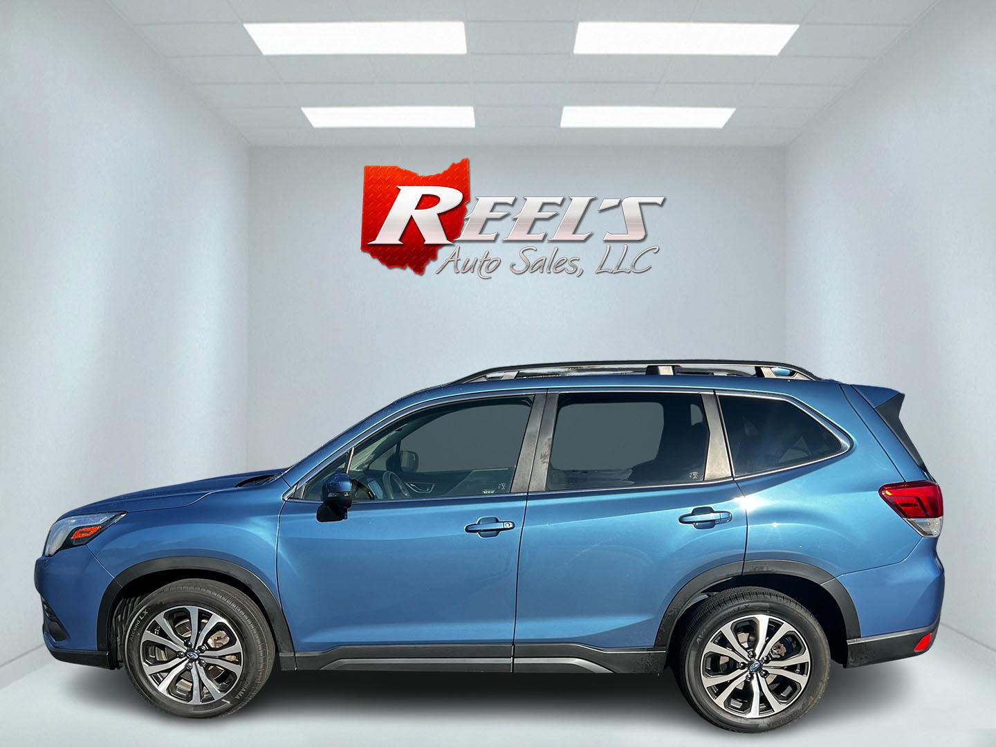 2022 Blue /Gray Subaru Forester Limited (JF2SKAPC3NH) with an 2.5L H4 SOHC 16V engine, Automatic transmission, located at 11115 Chardon Rd. , Chardon, OH, 44024, (440) 214-9705, 41.580246, -81.241943 - This One Owner 2022 Subaru Forester Limited is a versatile and well-equipped SUV designed for performance and comfort. Powered by a 2.5-liter Boxer engine, this model features X Mode for enhanced off-road capability. It boasts a highway fuel efficiency of 33 MPG, making it an economical choice for l - Photo#9