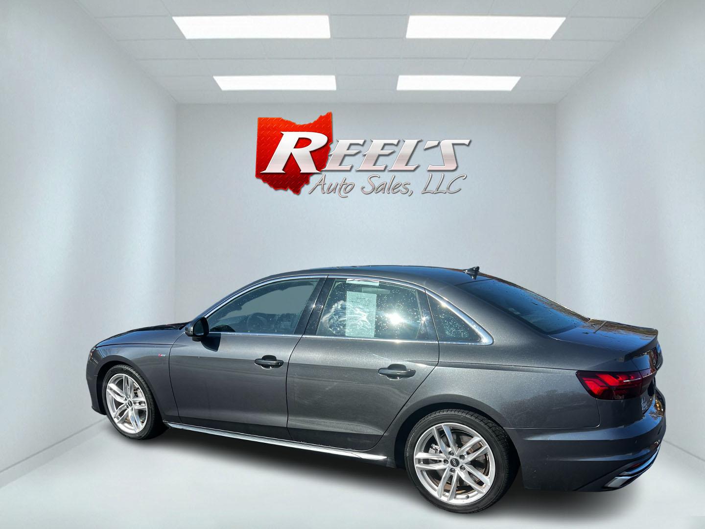 2022 Gray /Gray Audi A4 Premium Plus 45 TFSI quattro (WAUEAAF41NN) with an 2.0L I4 DOHC 16V TURBO engine, 7A transmission, located at 11115 Chardon Rd. , Chardon, OH, 44024, (440) 214-9705, 41.580246, -81.241943 - This 2022 Audi A4 Premium Plus 45 combines performance, luxury, and technology in a sophisticated package. Powered by a 2.0-liter turbocharged I4 engine with 261 horsepower and a 7-speed dual-clutch transmission, it achieves a swift 0-60 mph in just 5.2 seconds. This model provides a highway fuel ef - Photo#8