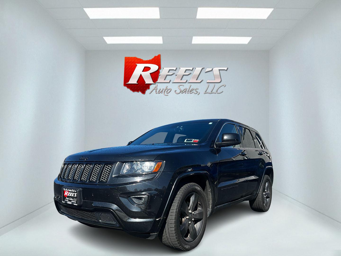 2015 Black /Black Jeep Grand Cherokee Altitude 4WD (1C4RJFAG4FC) with an 3.6L V6 DOHC 24V FFV engine, 8-Speed Automatic transmission, located at 11115 Chardon Rd. , Chardon, OH, 44024, (440) 214-9705, 41.580246, -81.241943 - Photo#0