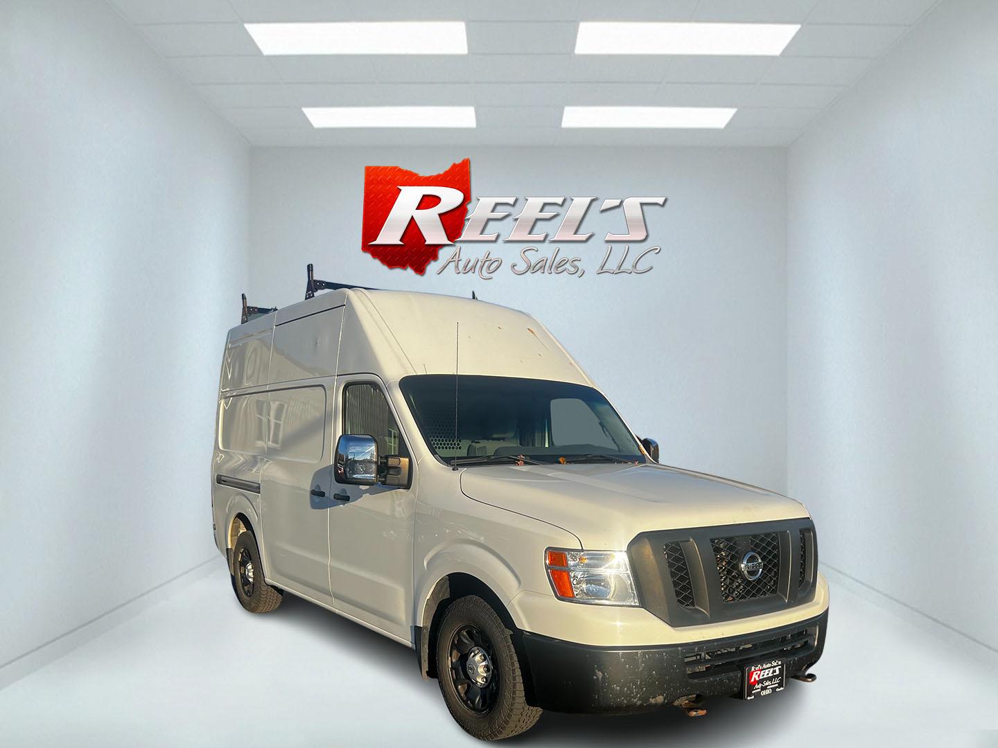 2015 White /Gray Nissan NV Cargo 2500 HD SV V8 High Roof (1N6AF0LY4FN) with an 5.6L V8 DOHC 32V engine, 5-Speed Automatic transmission, located at 11115 Chardon Rd. , Chardon, OH, 44024, (440) 214-9705, 41.580246, -81.241943 - Photo#2