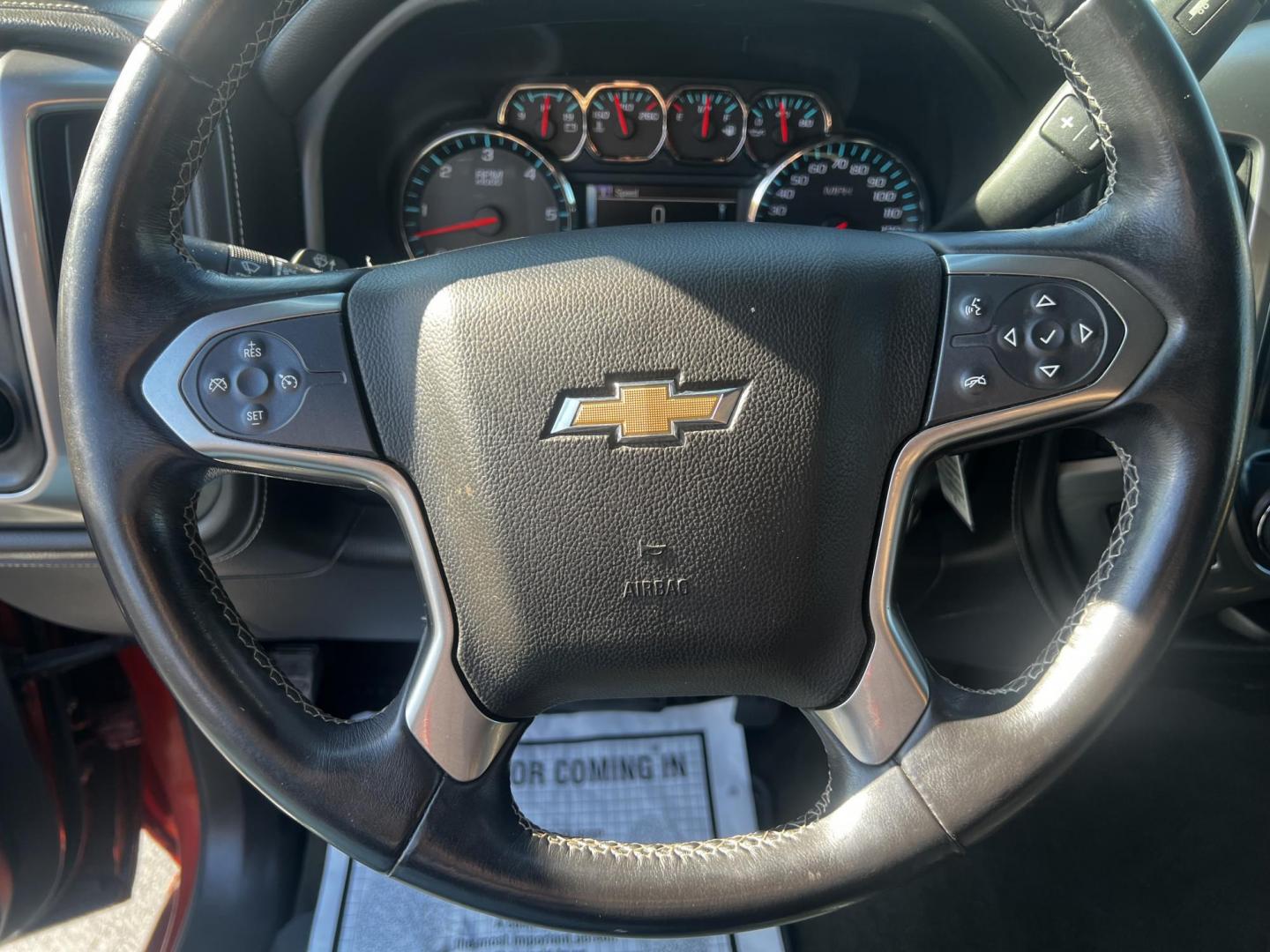 2015 Orange /Black Chevrolet Silverado 1500 LTZ Crew Cab 4WD (3GCUKSEC8FG) with an 5.3L V8 OHV 16V engine, 6-Speed Automatic transmission, located at 11115 Chardon Rd. , Chardon, OH, 44024, (440) 214-9705, 41.580246, -81.241943 - Photo#25