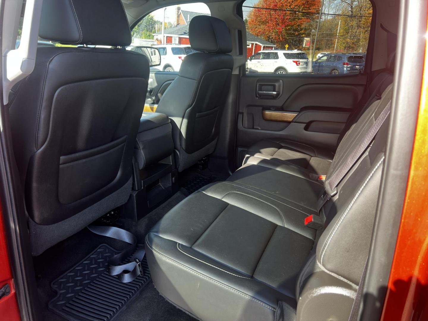 2015 Orange /Black Chevrolet Silverado 1500 LTZ Crew Cab 4WD (3GCUKSEC8FG) with an 5.3L V8 OHV 16V engine, 6-Speed Automatic transmission, located at 11115 Chardon Rd. , Chardon, OH, 44024, (440) 214-9705, 41.580246, -81.241943 - Photo#33