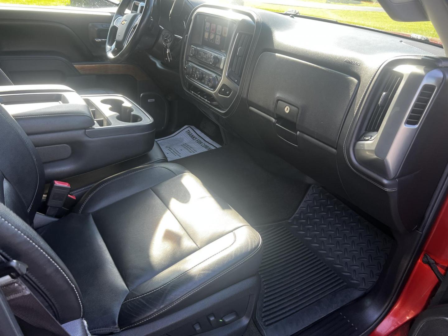 2015 Orange /Black Chevrolet Silverado 1500 LTZ Crew Cab 4WD (3GCUKSEC8FG) with an 5.3L V8 OHV 16V engine, 6-Speed Automatic transmission, located at 11115 Chardon Rd. , Chardon, OH, 44024, (440) 214-9705, 41.580246, -81.241943 - Photo#38