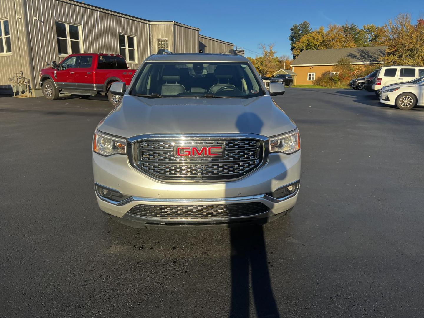 2017 Silver /Black GMC Acadia Denali AWD (1GKKNXLS0HZ) with an 3.6L V6 DOHC 24V engine, 6 Speed Automatic transmission, located at 11115 Chardon Rd. , Chardon, OH, 44024, (440) 214-9705, 41.580246, -81.241943 - This 2017 GMC Acadia Denali AWD is a premium midsize SUV that combines luxury with performance, driven by a 3.6-liter V6 engine paired with a 6-speed automatic transmission. It’s outfitted with HID headlights and power front seats, offering superior visibility and comfort. The interior features tr - Photo#1