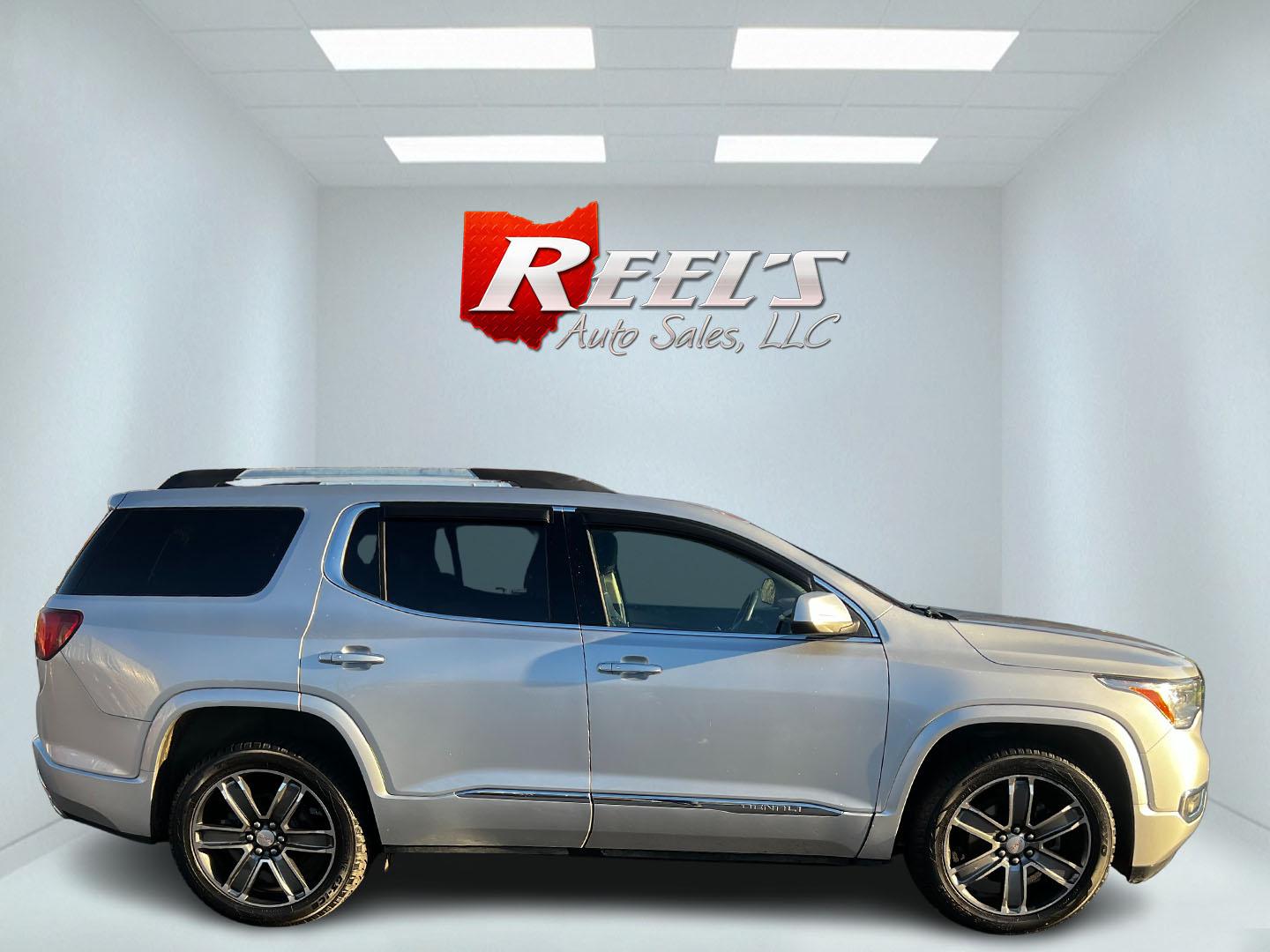 2017 Silver /Black GMC Acadia Denali AWD (1GKKNXLS0HZ) with an 3.6L V6 DOHC 24V engine, 6 Speed Automatic transmission, located at 547 E. Main St., Orwell, OH, 44076, (440) 437-5893, 41.535435, -80.847855 - This 2017 GMC Acadia Denali AWD is a premium midsize SUV that combines luxury with performance, driven by a 3.6-liter V6 engine paired with a 6-speed automatic transmission. It’s outfitted with HID headlights and power front seats, offering superior visibility and comfort. The interior features tr - Photo#4