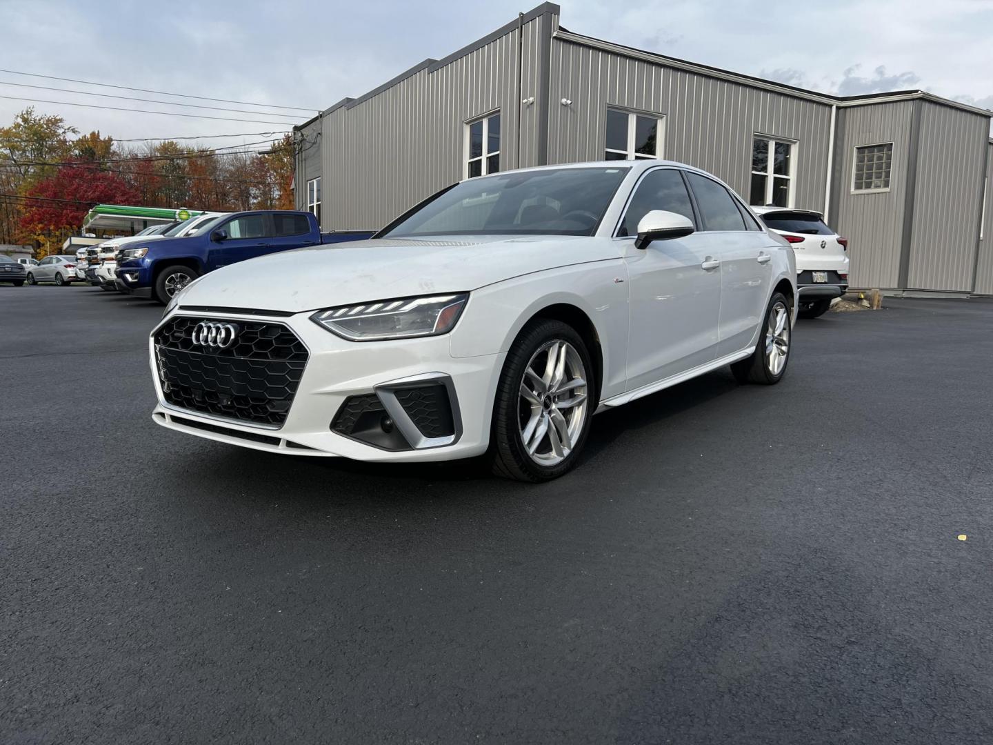 2021 White /Brown Audi A4 Premium Plus quattro (WAUEAAF4XMA) with an 2.0L I4 DOHC 16V TURBO engine, 7A transmission, located at 547 E. Main St., Orwell, OH, 44076, (440) 437-5893, 41.535435, -80.847855 - Photo#0