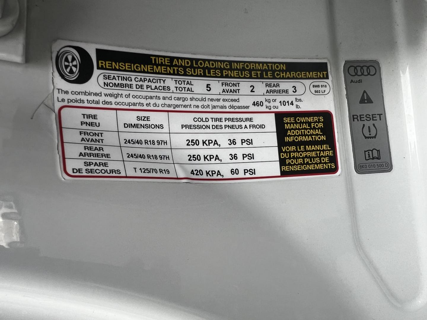 2021 White /Brown Audi A4 Premium Plus quattro (WAUEAAF4XMA) with an 2.0L I4 DOHC 16V TURBO engine, 7A transmission, located at 547 E. Main St., Orwell, OH, 44076, (440) 437-5893, 41.535435, -80.847855 - Photo#21