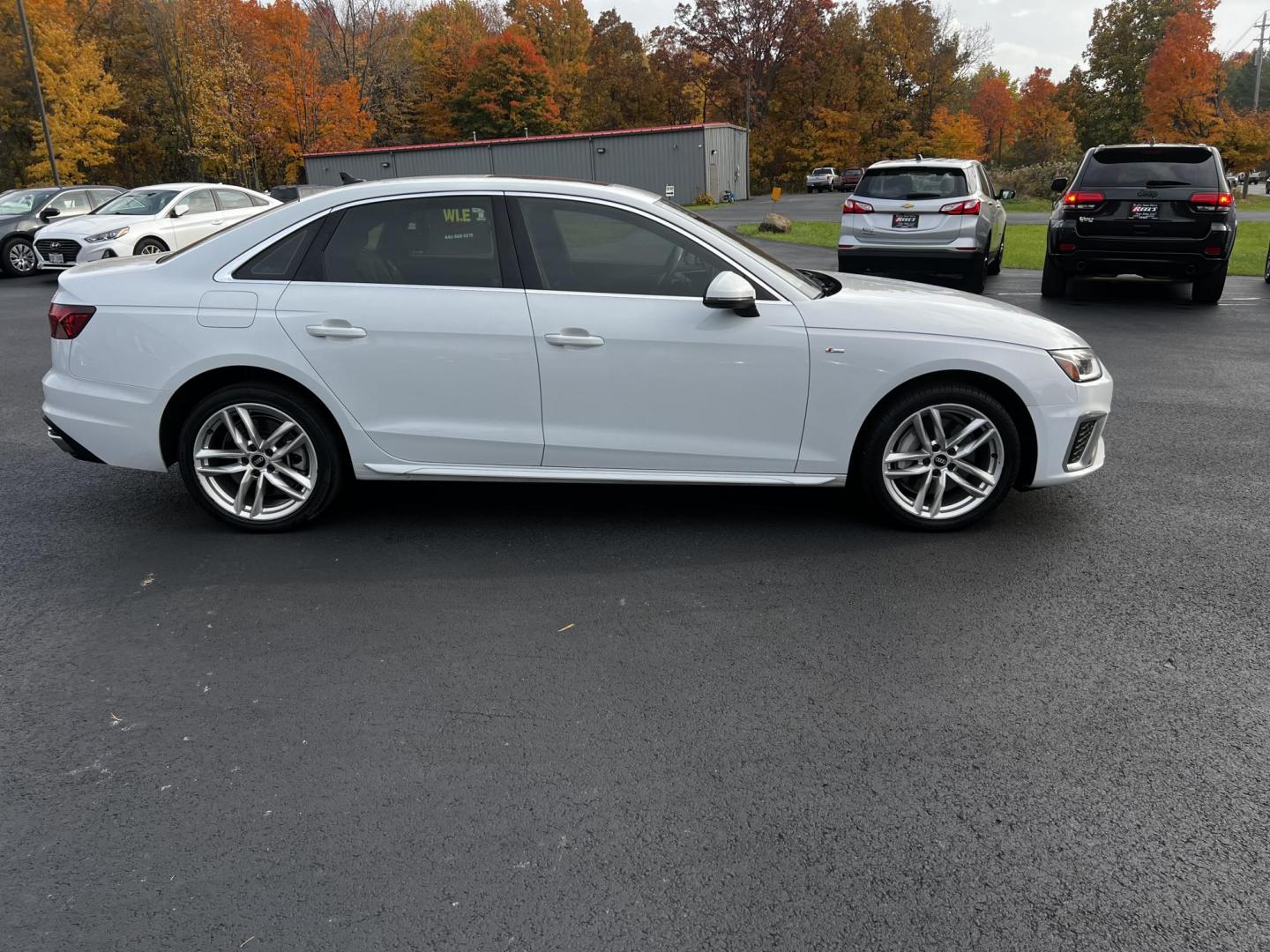 2021 White /Brown Audi A4 Premium Plus quattro (WAUEAAF4XMA) with an 2.0L I4 DOHC 16V TURBO engine, 7A transmission, located at 547 E. Main St., Orwell, OH, 44076, (440) 437-5893, 41.535435, -80.847855 - Photo#6