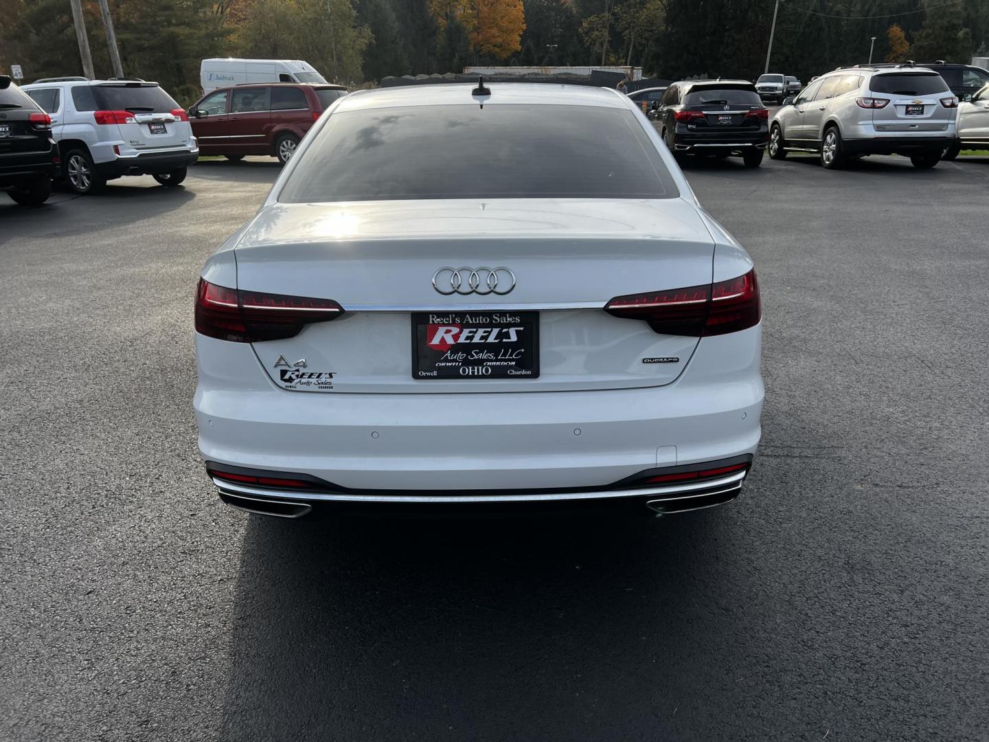 2021 White /Brown Audi A4 Premium Plus quattro (WAUEAAF4XMA) with an 2.0L I4 DOHC 16V TURBO engine, 7A transmission, located at 547 E. Main St., Orwell, OH, 44076, (440) 437-5893, 41.535435, -80.847855 - Photo#9