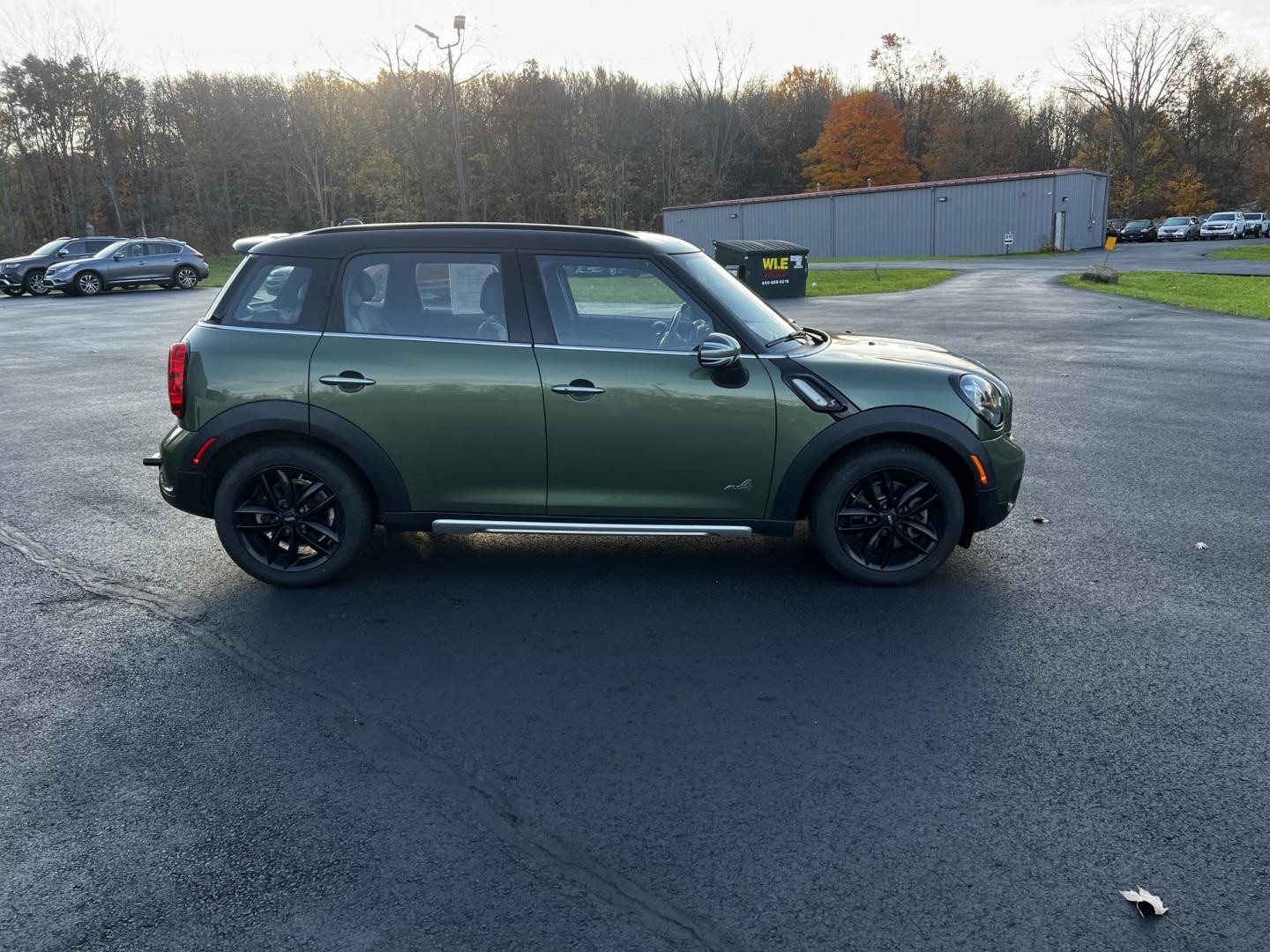 2016 Green /Black Mini Countryman S ALL4 (WMWZC5C5XGW) with an 1.6L I4 DOHC 16V TURBO engine, 8-Speed Automatic transmission, located at 11115 Chardon Rd. , Chardon, OH, 44024, (440) 214-9705, 41.580246, -81.241943 - Photo#5