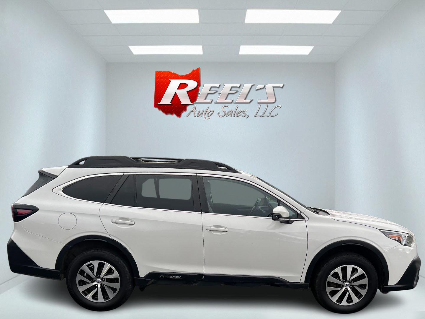 2022 White /Gray Subaru Outback Premium (4S4BTADC0N3) with an 2.5L H4 DOHC 16V engine, Automatic transmission, located at 11115 Chardon Rd. , Chardon, OH, 44024, (440) 214-9705, 41.580246, -81.241943 - This 2022 Subaru Outback Premium is a well-rounded SUV with a focus on comfort, technology, and safety. It features a 2.5L H4 engine with the brand's signature Symmetrical All-Wheel Drive, providing excellent traction and stability. With a highway fuel efficiency of 33 MPG, it balances performance w - Photo#4