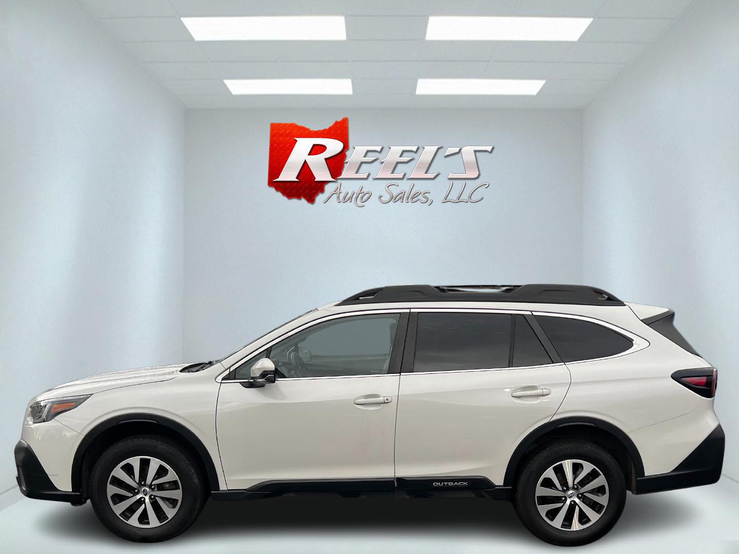 2022 White /Gray Subaru Outback Premium (4S4BTADC0N3) with an 2.5L H4 DOHC 16V engine, Automatic transmission, located at 11115 Chardon Rd. , Chardon, OH, 44024, (440) 214-9705, 41.580246, -81.241943 - This 2022 Subaru Outback Premium is a well-rounded SUV with a focus on comfort, technology, and safety. It features a 2.5L H4 engine with the brand's signature Symmetrical All-Wheel Drive, providing excellent traction and stability. With a highway fuel efficiency of 33 MPG, it balances performance w - Photo#8