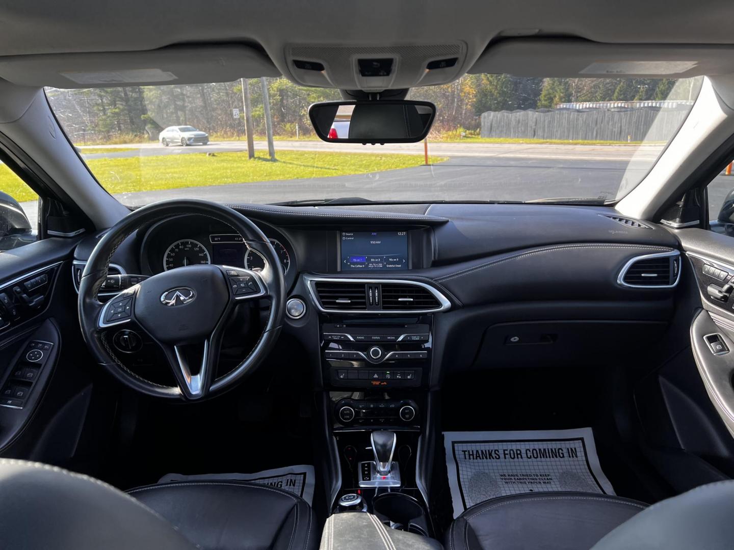 2018 Black /Black Infiniti QX30 Essential AWD (SJKCH5CR0JA) with an 2.0L I4 DOHC 16V Turbo engine, 7A transmission, located at 11115 Chardon Rd. , Chardon, OH, 44024, (440) 214-9705, 41.580246, -81.241943 - Photo#37