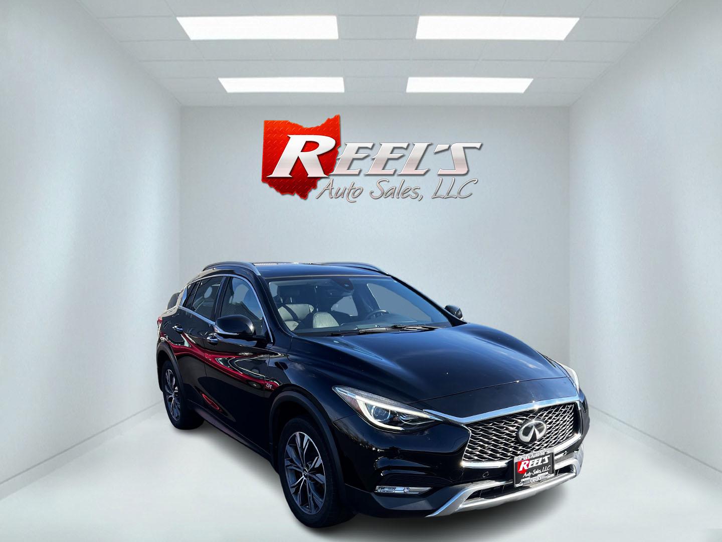 2018 Black /Black Infiniti QX30 Essential AWD (SJKCH5CR0JA) with an 2.0L I4 DOHC 16V Turbo engine, 7A transmission, located at 11115 Chardon Rd. , Chardon, OH, 44024, (440) 214-9705, 41.580246, -81.241943 - Photo#2