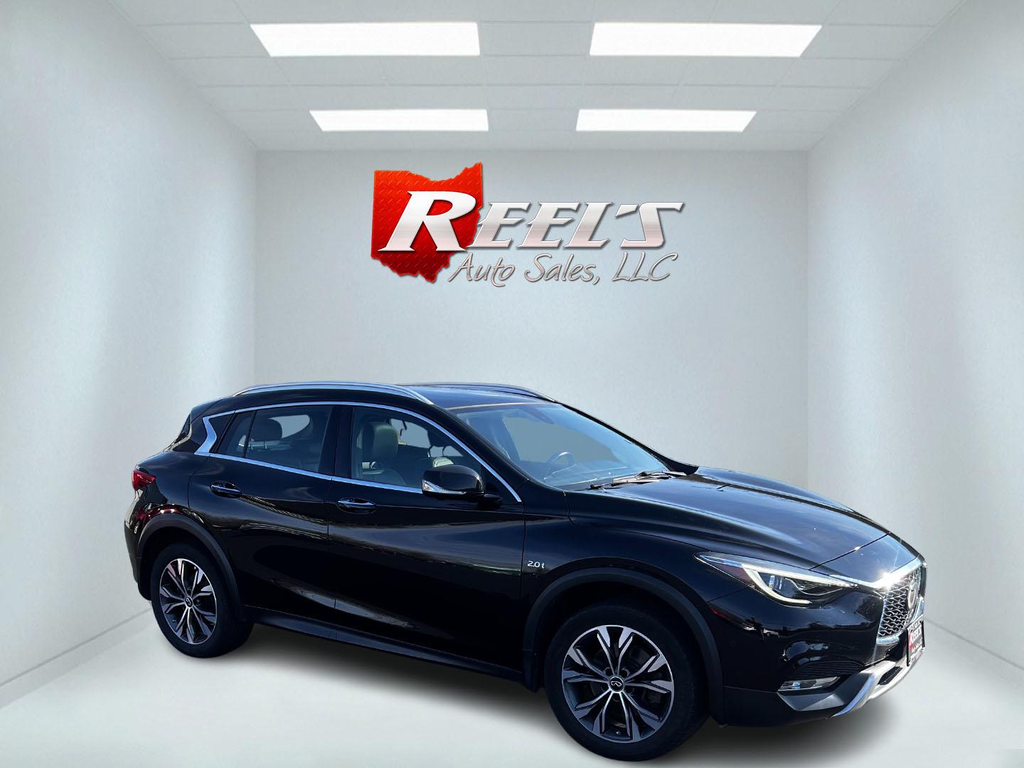 2018 Black /Black Infiniti QX30 Essential AWD (SJKCH5CR0JA) with an 2.0L I4 DOHC 16V Turbo engine, 7A transmission, located at 11115 Chardon Rd. , Chardon, OH, 44024, (440) 214-9705, 41.580246, -81.241943 - Photo#3