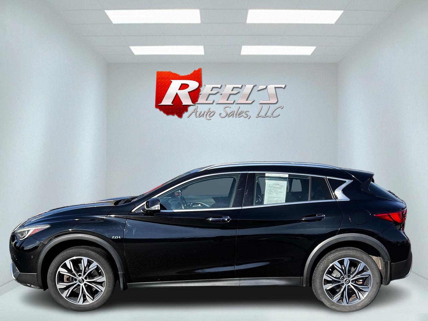 2018 Black /Black Infiniti QX30 Essential AWD (SJKCH5CR0JA) with an 2.0L I4 DOHC 16V Turbo engine, 7A transmission, located at 11115 Chardon Rd. , Chardon, OH, 44024, (440) 214-9705, 41.580246, -81.241943 - Photo#9