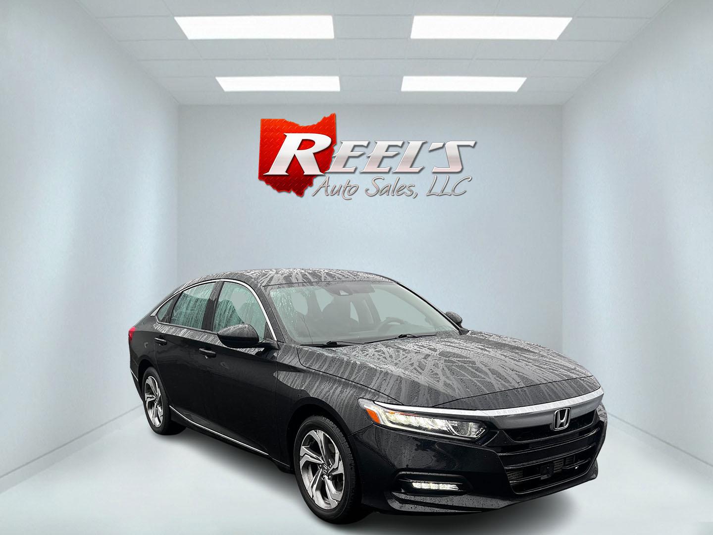 2019 Black /Black Honda Accord EX CVT (1HGCV1F48KA) with an 1.5L I4 DOHC 16V TURBO engine, Automatic transmission, located at 11115 Chardon Rd. , Chardon, OH, 44024, (440) 214-9705, 41.580246, -81.241943 - This 2019 Honda Accord EX is a midsize sedan that impresses with its 1.5-liter turbocharged I4 engine, achieving an efficient 38 MPG on the highway. It combines performance with a suite of practical features, including LED exterior lighting, a power driver's seat, and the Honda Safety Suite, which e - Photo#2