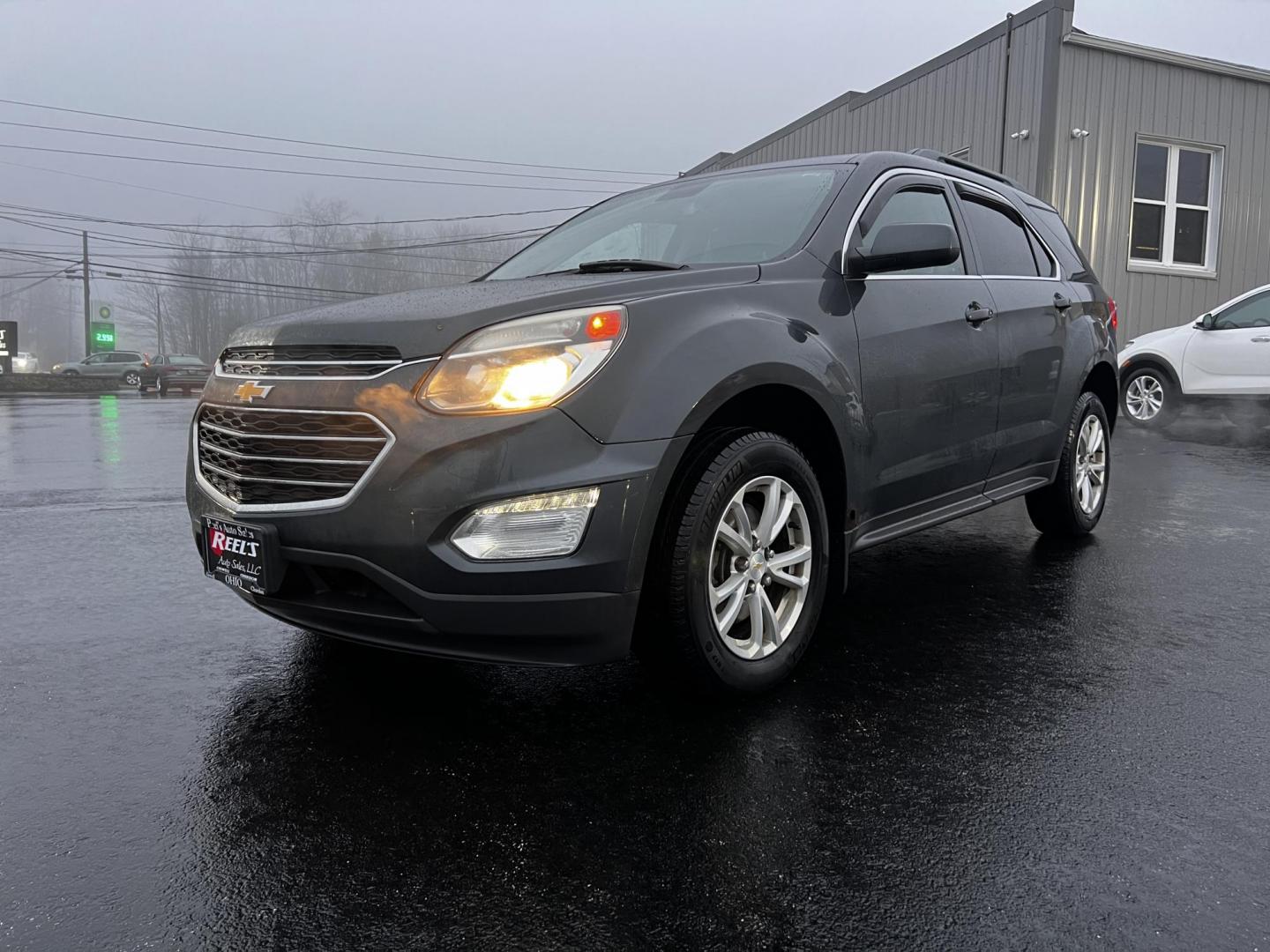 2017 Gray /Black Chevrolet Equinox LT AWD (2GNFLFE30H6) with an 3.6L V6 DOHC 24V engine, 6A transmission, located at 11115 Chardon Rd. , Chardon, OH, 44024, (440) 214-9705, 41.580246, -81.241943 - Photo#0