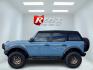 2022 Blue /Black Ford Bronco Badlands 4-Door (1FMEE5DP6NL) with an 2.7L V6 DOHC 24V TWIN TURBO engine, 10 Speed Auto transmission, located at 11115 Chardon Rd. , Chardon, OH, 44024, (440) 214-9705, 41.580246, -81.241943 - This 2022 Ford Bronco Badlands, equipped with a robust 2.7L Twin Turbo EcoBoost V6 engine, delivers an impressive 330 horsepower and 415 lb-ft of torque, making it a formidable choice for off-road enthusiasts. Its 10-speed automatic transmission ensures smooth and responsive performance, while 37" a - Photo#9