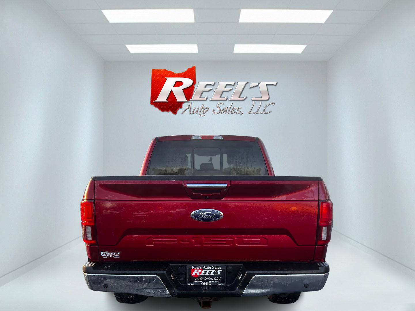 2018 Red /Black Ford F-150 Lariat SuperCrew 5.5-ft. 2WD (1FTEW1E59JF) with an 5.0L V8 OHV 32V engine, 10 Speed Auto transmission, located at 547 E. Main St., Orwell, OH, 44076, (440) 437-5893, 41.535435, -80.847855 - This 2018 Ford F-150 Lariat Crew Cab 4WD is a versatile and powerful full-size pickup truck equipped with a 5.0-liter Coyote V8 engine, delivering 395 horsepower and 400 lb-ft of torque. Its 10-speed automatic transmission and 9,100-pound towing capacity make it a capable choice for both work and le - Photo#6