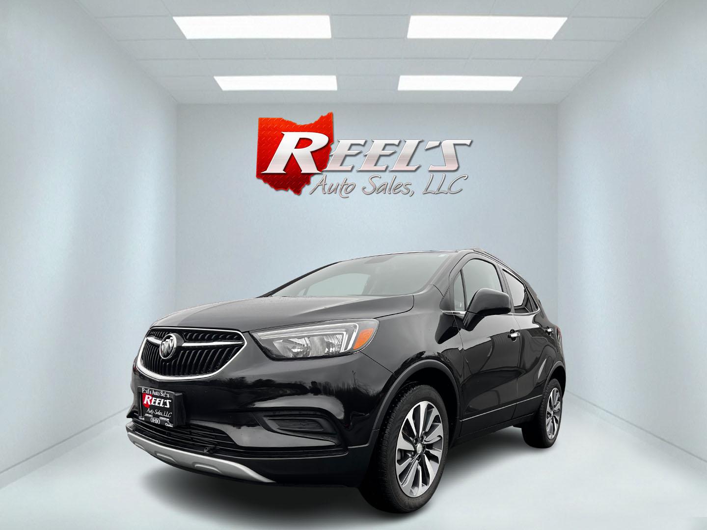 2022 Black /Black Buick Encore Preferred AWD (KL4CJESM9NB) with an 1.4L I4 DOHC 16V TURBO engine, 6A transmission, located at 11115 Chardon Rd. , Chardon, OH, 44024, (440) 214-9705, 41.580246, -81.241943 - This One Owner 2022 Buick Encore Preferred AWD offers a range of appealing features for modern drivers. It is equipped with a 1.4-liter turbocharged I4 EcoTec engine paired with a 6-speed automatic transmission, delivering a balanced combination of power and efficiency. This vehicle boasts convenien - Photo#0