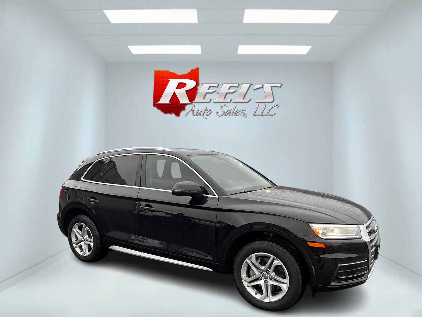 2019 Black /Tan Audi Q5 2.0T Premium quattro (WA1ANAFY8K2) with an 2.0L I4 DOHC 16V Turbo engine, 8A transmission, located at 11115 Chardon Rd. , Chardon, OH, 44024, (440) 214-9705, 41.580246, -81.241943 - This 2019 Audi Q5 Premium Quattro is a sophisticated compact SUV that blends performance, luxury, and cutting-edge technology. Powered by a 2.0-liter turbocharged I4 engine and a 7-speed automatic transmission, it achieves a commendable 0-60 mph in just 5.9 seconds, while delivering efficient fuel e - Photo#3