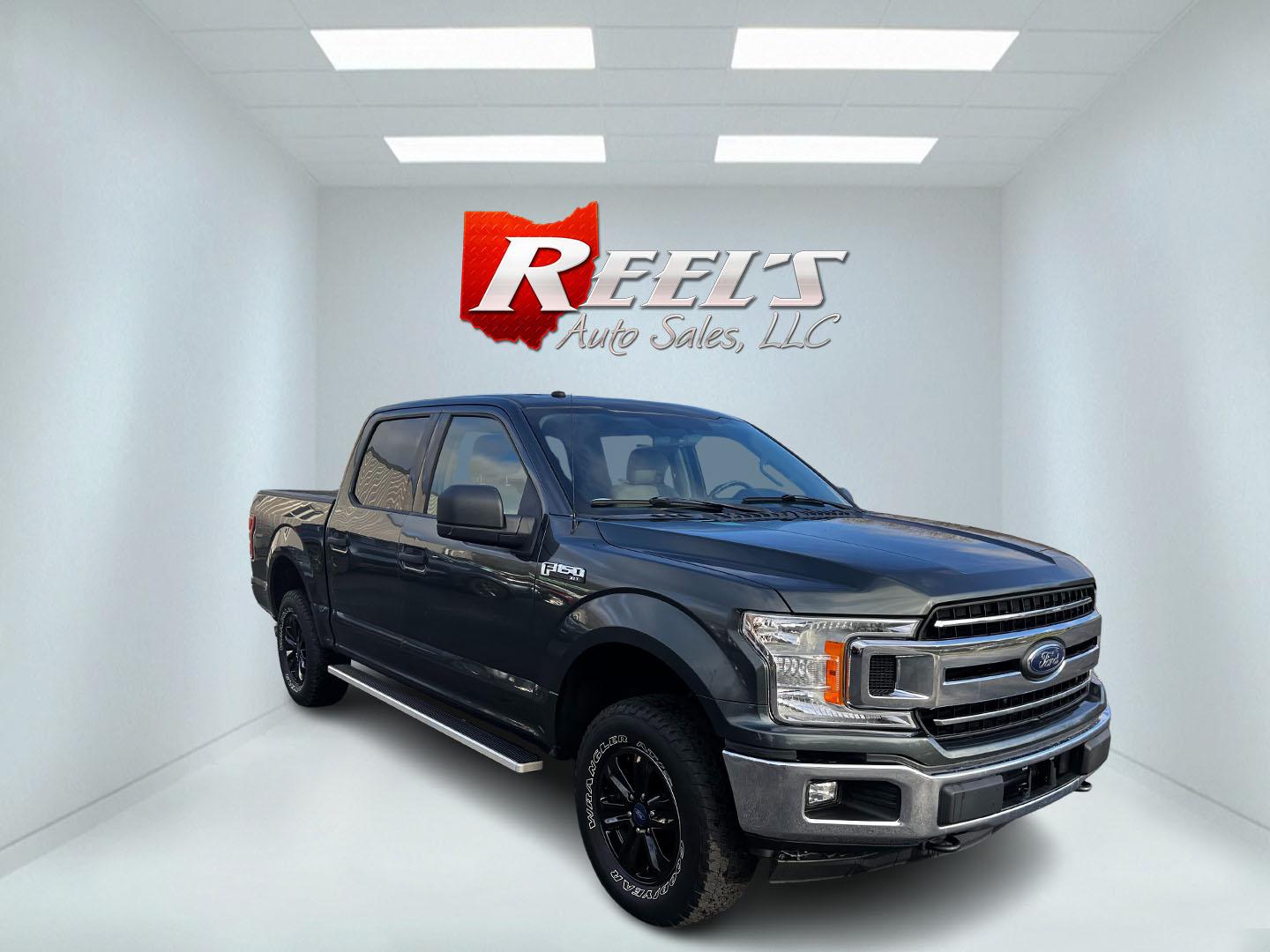 2018 Gray /Black Ford F-150 XLT SuperCrew 5.5-ft. Bed 4WD (1FTEW1EG0JK) with an 3.5L V6 TWIN TURBO engine, 10 Speed Auto transmission, located at 11115 Chardon Rd. , Chardon, OH, 44024, (440) 214-9705, 41.580246, -81.241943 - This 2018 Ford F-150 XLT Crew Cab 4WD is a capable and versatile pickup, offering impressive power and functionality. It features a 3.5-liter twin-turbo EcoBoost V6 engine coupled with a 10-speed automatic transmission, delivering 375 horsepower and an impressive 470 lb-ft of torque. These specifica - Photo#2