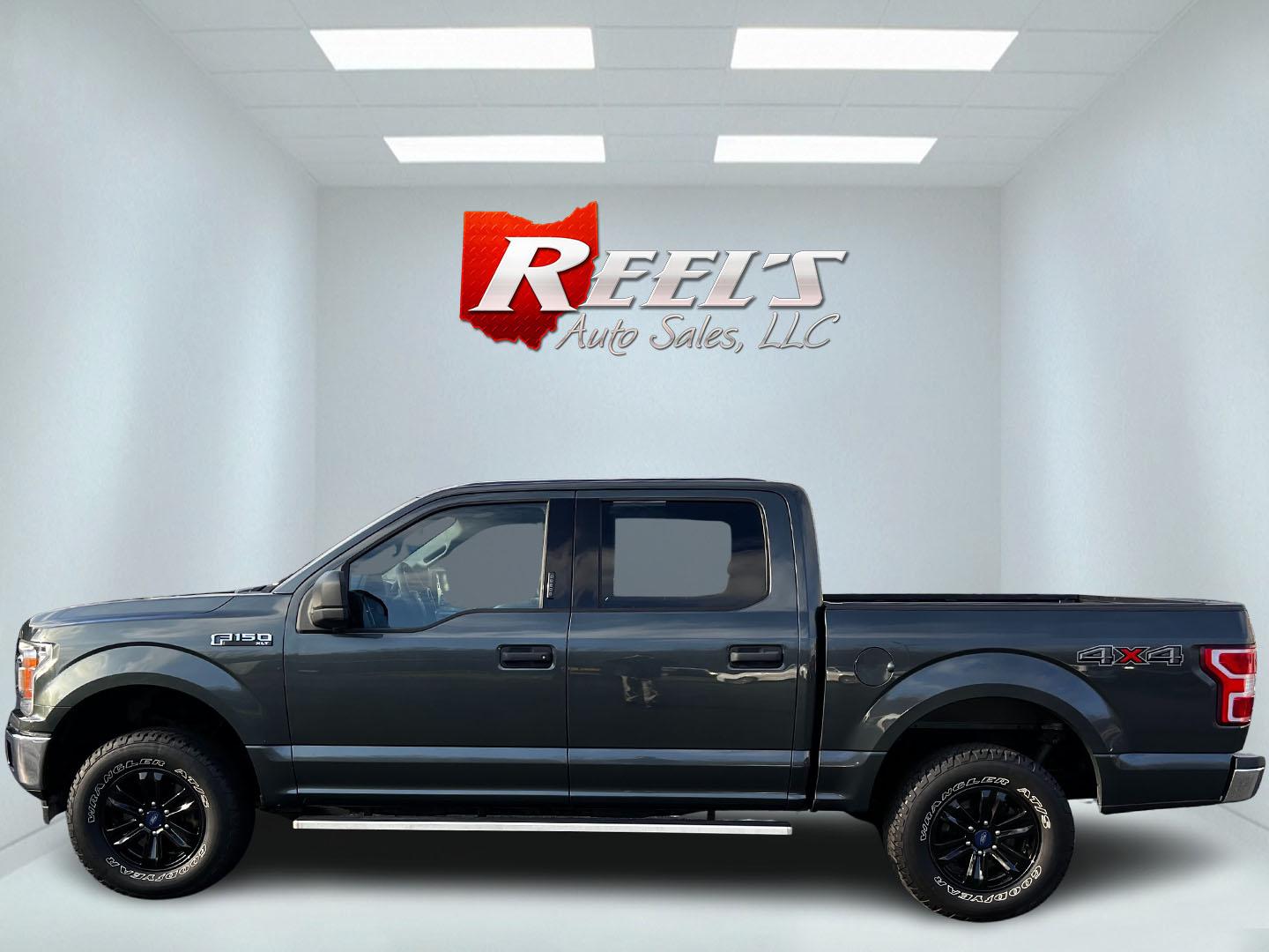 2018 Gray /Black Ford F-150 XLT SuperCrew 5.5-ft. Bed 4WD (1FTEW1EG0JK) with an 3.5L V6 TWIN TURBO engine, 10 Speed Auto transmission, located at 11115 Chardon Rd. , Chardon, OH, 44024, (440) 214-9705, 41.580246, -81.241943 - This 2018 Ford F-150 XLT Crew Cab 4WD is a capable and versatile pickup, offering impressive power and functionality. It features a 3.5-liter twin-turbo EcoBoost V6 engine coupled with a 10-speed automatic transmission, delivering 375 horsepower and an impressive 470 lb-ft of torque. These specifica - Photo#9